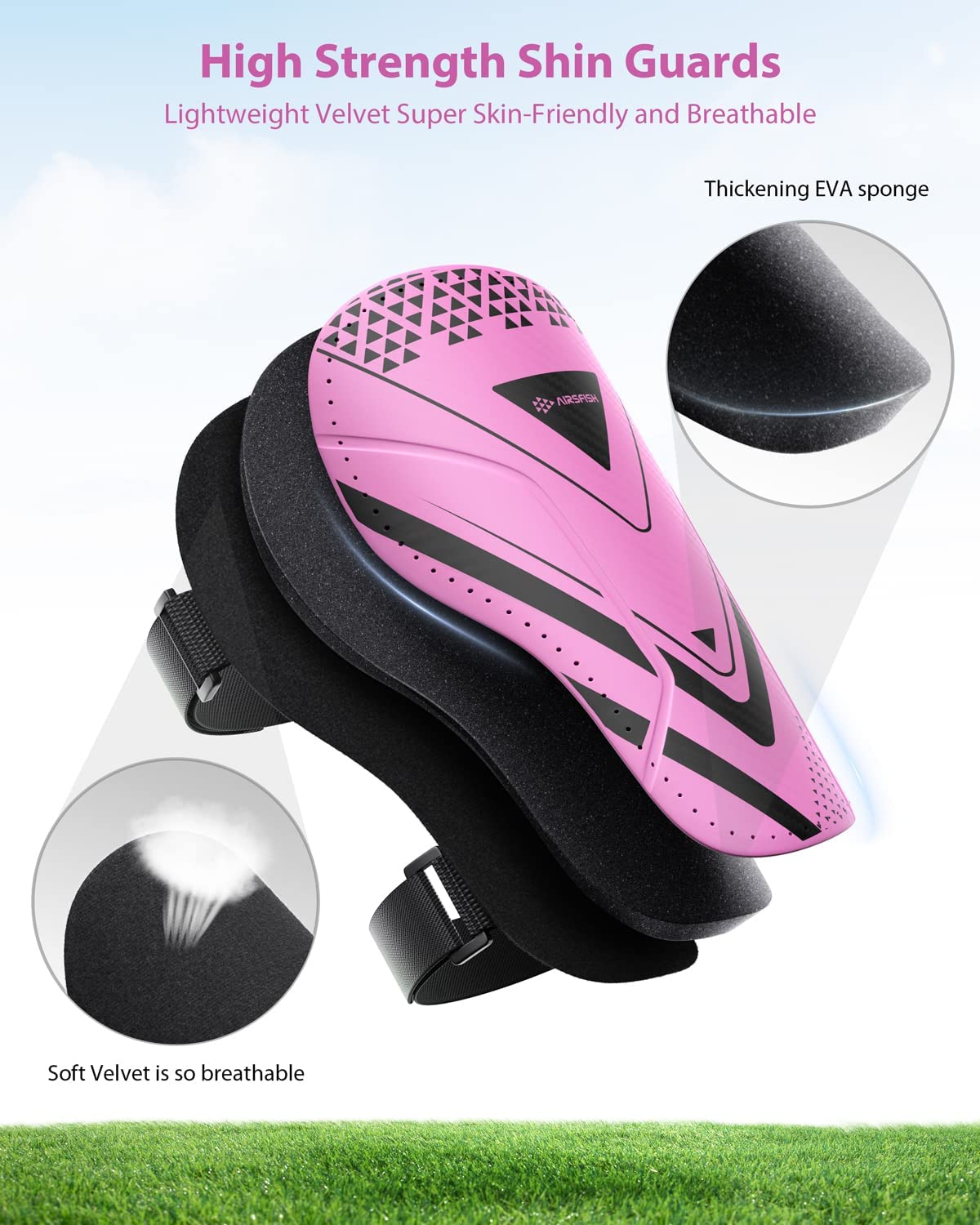 Shin Guards Pink