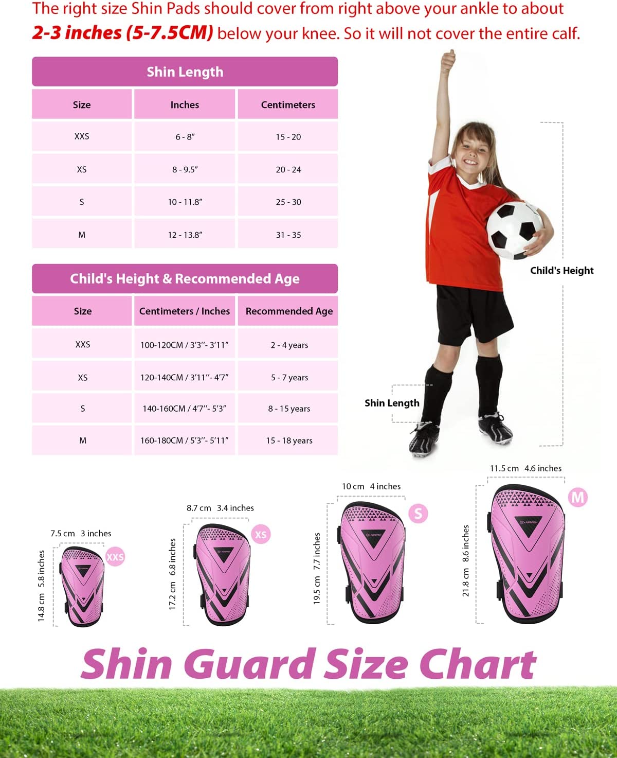 Shin Guards Pink